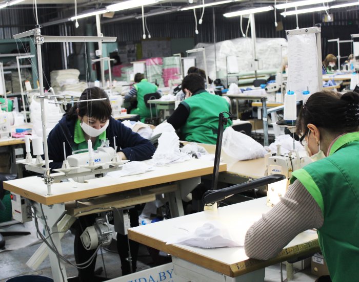 ОАО «Моготекс» временно перепрофилировалось на производство средств индивидуальной защиты