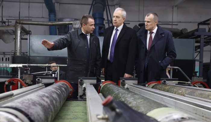 Глава Администрации Президента Игорь Сергеенко посетил ОАО «Моготекс»