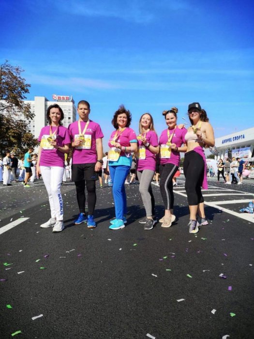 ​Сотрудники ОАО «Моготекс» приняли участие в Минском полумарафоне