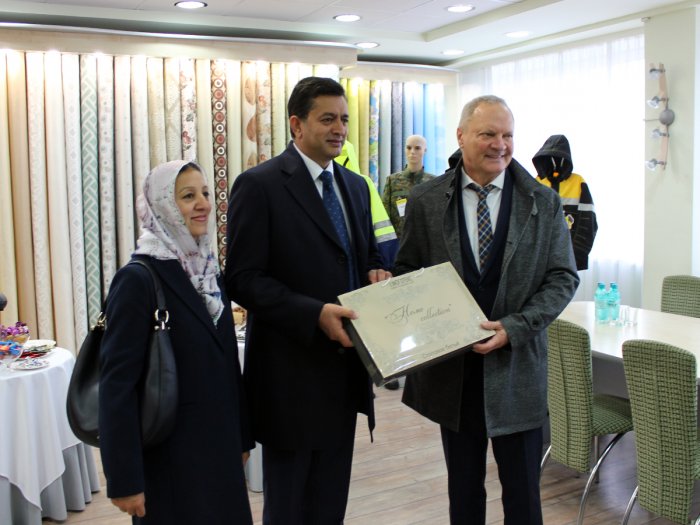 ​Чрезвычайный и Полномочный Посол Исламской Республики Пакистан посетили ОАО «Моготекс»