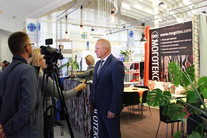 Генеральный директор ОАО «Моготекс» Виктор Матиевич выступил в рамках деловой программы выставки «BelTexIndustry»